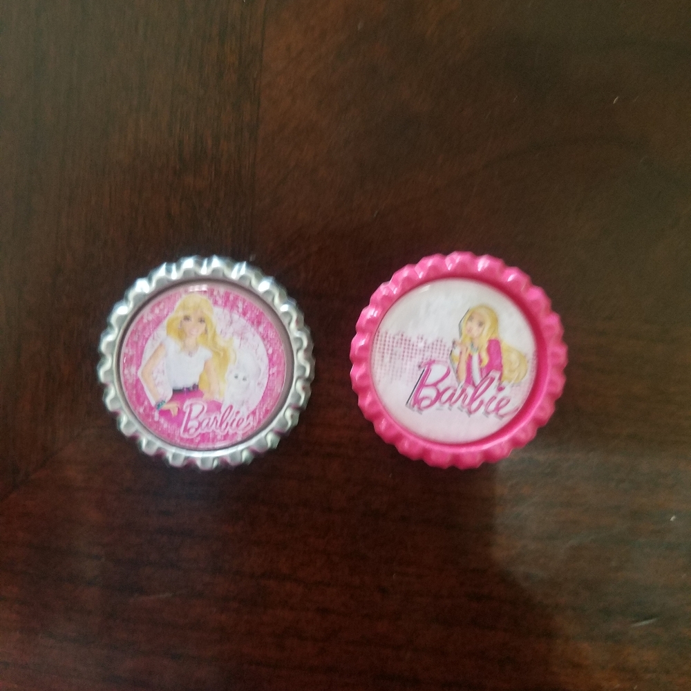 Barbie Bottle Cap Magnets - Picture 1 of 1